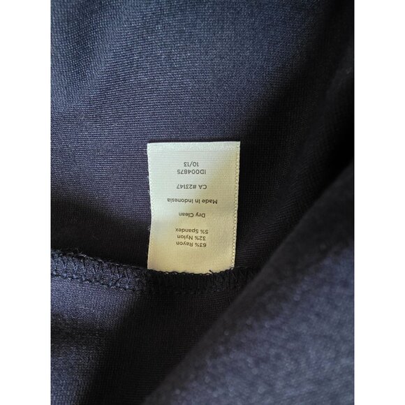 Talbots Womens Navy Blue & Beige Dress Size 12 - Picture 6 of 8